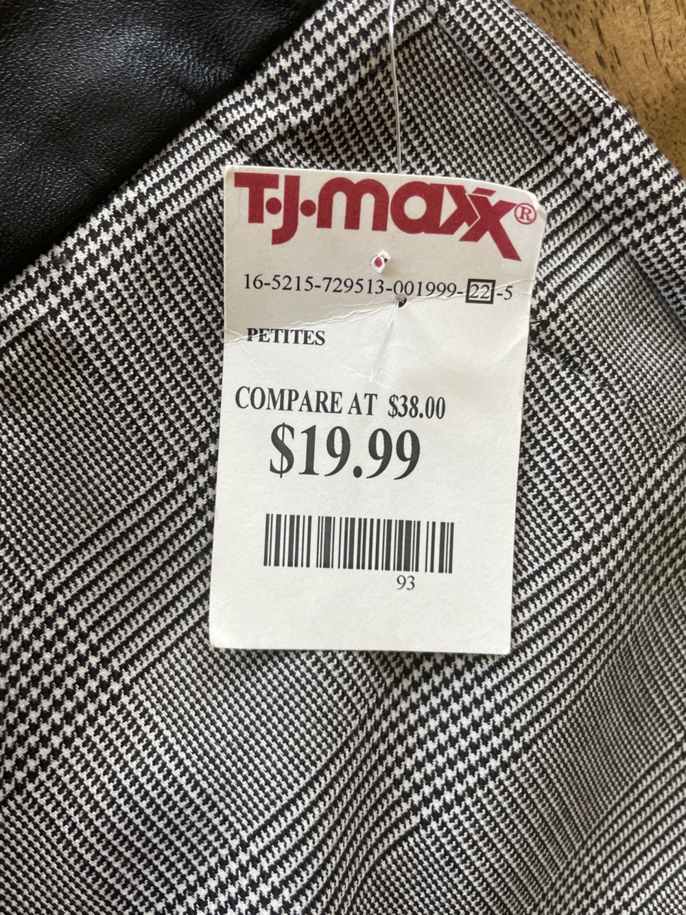 Talbots Petite Size 2P Gray Plaid Ankle Pants NWT Classic Career Trousers - Picture 9 of 9